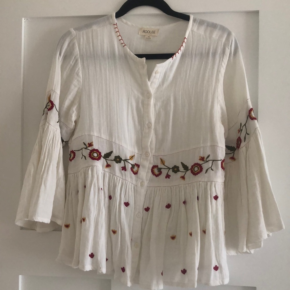 ROOLEE Persephone Bell Blouse ~ size medium